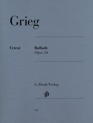 Grieg Edvard - Ballade Op 24 Piano Solo