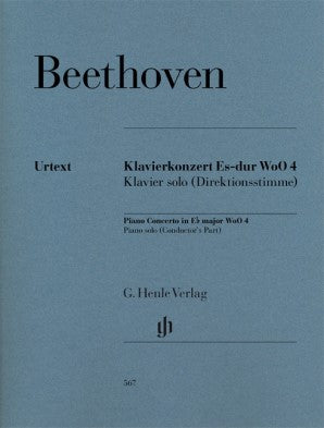 Beethoven, Ludwig van - Piano Concerto WoO 4 Piano Solo