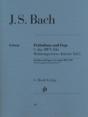 Bach, Johann Sebastian - Prelude and Fugue C major BWV 846 Piano Solo