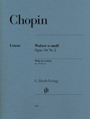 Chopin Frederic - Waltz in A minor Op 34 No 2 Piano Solo