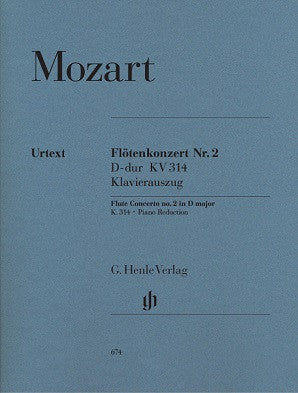 Mozart - Flute Concerto No 2 D Major K314 - Flute & Piano - (Henle)