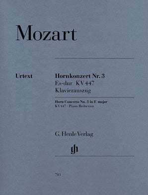 Mozart - Horn Concerto No 3 in E flat major K 447 Horn/Pno