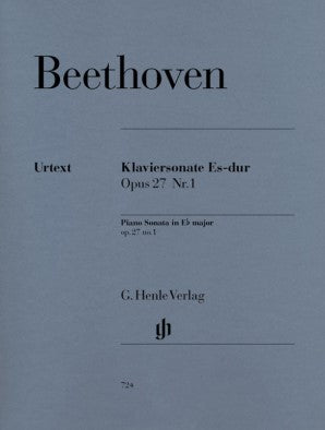 Beethoven, Ludwig van - Piano Sonata in E flat major Op 27 No 1