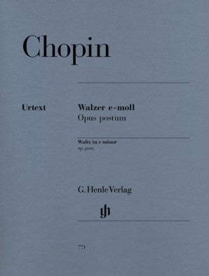 Chopin Frederic -Waltz in E minor Op post Piano Solo