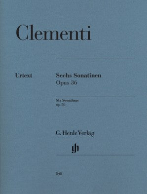 Clementi Muzio - Six Sonatinas Op 36 Piano Solo