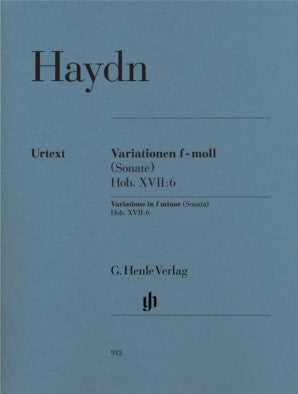 Haydn Joseph - Variations in F minor Hob XVII:6 Piano Solo