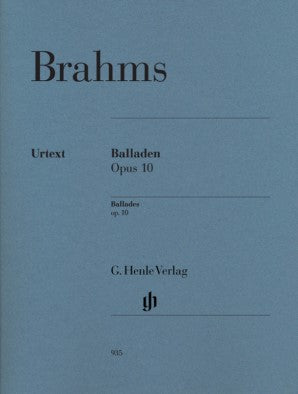 Brahms, Johannes - Ballades Op 10 Piano Solo