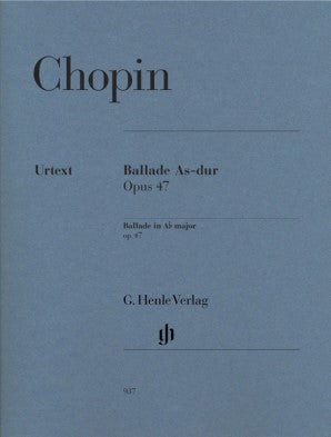 Chopin Frederic - Ballade in A flat major Op 47 Piano Solo