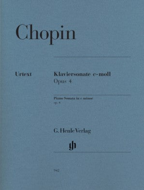 Chopin Frederic - Piano Sonata in C minor Op 4