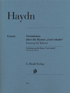 Haydn Joseph - Variations on Hymn Gott erhalte Hob III:77 Pno