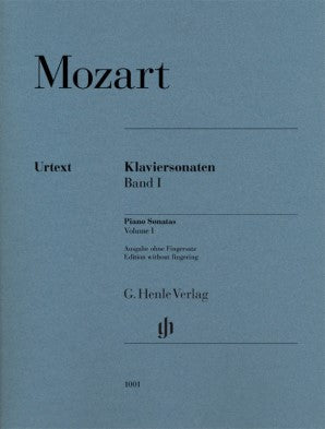 Mozart - Piano Sonatas, Volume 1 without fingering