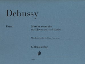 Debussy Claude - Marche Ecossaise for Piano Four Hands