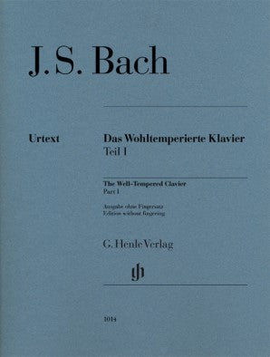 Bach, Johann Sebastian - The Well Tempered Clavier Part 1 Without Fingering