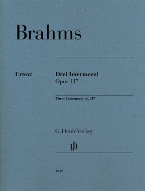 Brahms, Johannes - 3 Intermezzi Op 117 Piano Solo