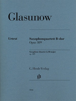 Glazunov - Saxophone Quartet Bb Major Op 109 - Parts