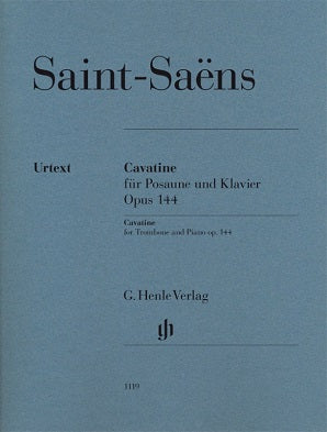 Saint-Saens Camille - Cavatine for Trombone and Piano Op 144
