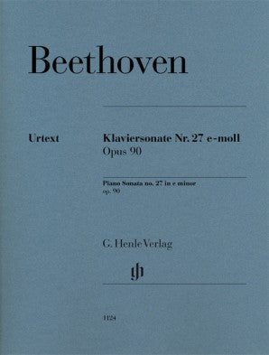Beethoven, Ludwig van - Piano Sonata No 27 in E Minor Op 90