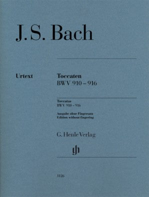 Bach, Johann Sebastian - Toccatas BWV 910-916 without fingering