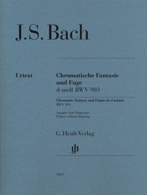 Bach, Johann Sebastian - Chromatic Fantasy and Fugue without fingering