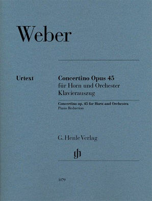 Weber - Concertino Op 45 for Horn and Piano