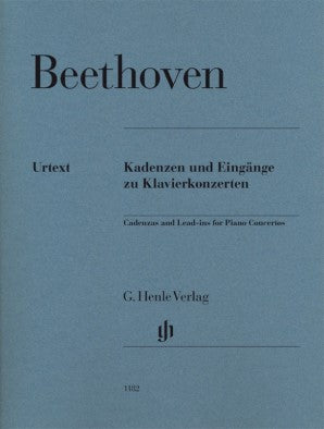 Beethoven, Ludwig van - Beethoven Cadenzas and Lead-ins for Piano Concerti