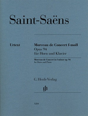 Saint -Saens -Morceau de Concert in F Minor Op 94 Horn/Piano