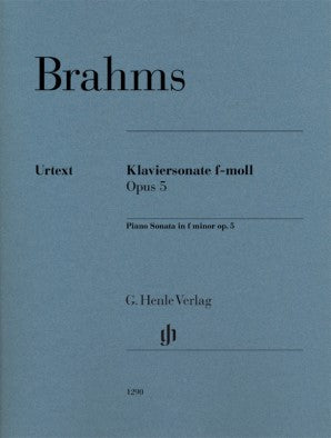 Brahms, Johannes - Brahms Piano Sonata in F Minor Op 5