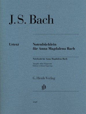 Bach, Johann Sebastian - Notebook for Anna Magdalena Bach without fingering