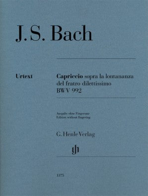 Bach, Johann Sebastian - Capriccio Sopra la Lontananza BWV 992 no Fingering