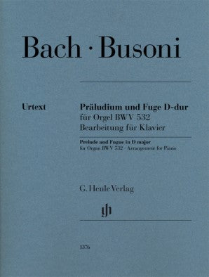 Bach-Busoni - Prelude and Fugue in D Major for Organ