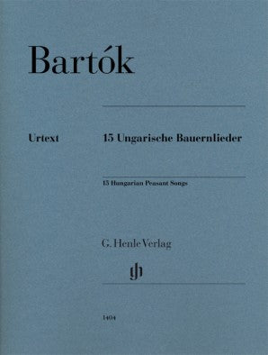 Bartok, Bela - 15 Hungarian Peasant Songs Piano Solo