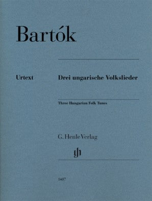 Bartok, Bela - Three Hungarian Folk Tunes for Piano Solo