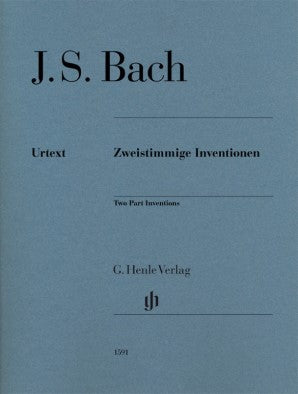 Bach, Johann Sebastian - Two Part Inventions BWV 772-786 without fingering