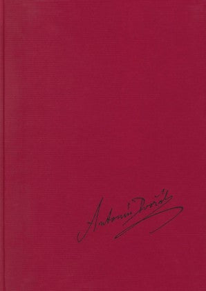 Dvorak Antonin - Piano Concerto in G minor Facsimile Score Bound