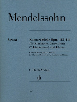 Mendelssohn - Concert Pieces Op. 113 and 114