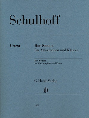 Schloff - Hot Sonata - for Alto Saxophone and Piano