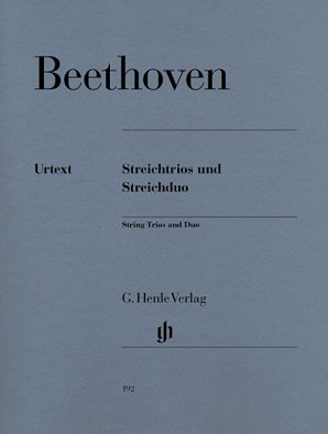 Beethoven - String Trios and Duo