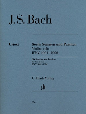 Bach - 6 Sonatas and Partitas BWV 1001-1006 for Violin solo