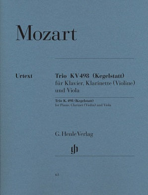 Mozart - Trio E flat major K. 498 (Kegelstatt)