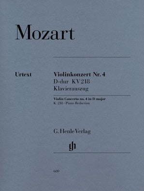 Mozart - Violin Concerto No. 4 in D major K. 218