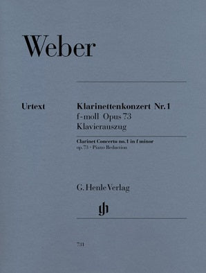 Weber -Clarinet Concerto No. 1 F minor Op. 73