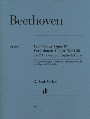 Beethoven - Trio C major Op. 87 and Variations C major WoO 28 - for 2 Oboes and English Horn