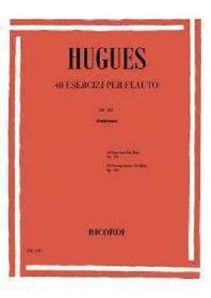 Hugues 40 Exercises for flute Op101