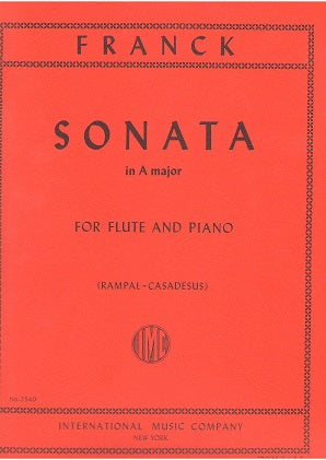 Franck - Sonata Arranged For Flute & Piano (IMC)