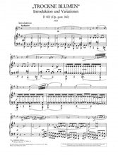Schubert, F - Variations on the song 'Trockne Blumen' D 802 Op. post. 160(Wiener Urtext