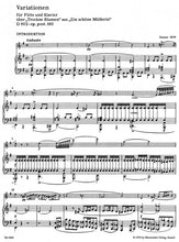 Schubert, F - Variations on the song 'Trockne Blumen' D 802 Op. post. 160 (Barenreiter)