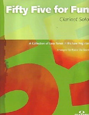 De Smet , Robin - Fifty Five for Fun  for clarinet
