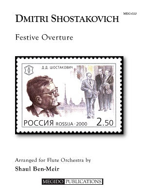 Shostakovich, Dmitri - Festive Overture for Flute Orchestra
