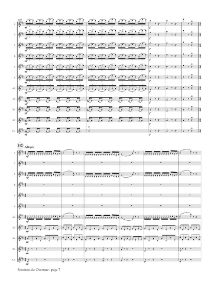 Rossini, Gioacchino - Semiramide Overture for Flute Orchestra