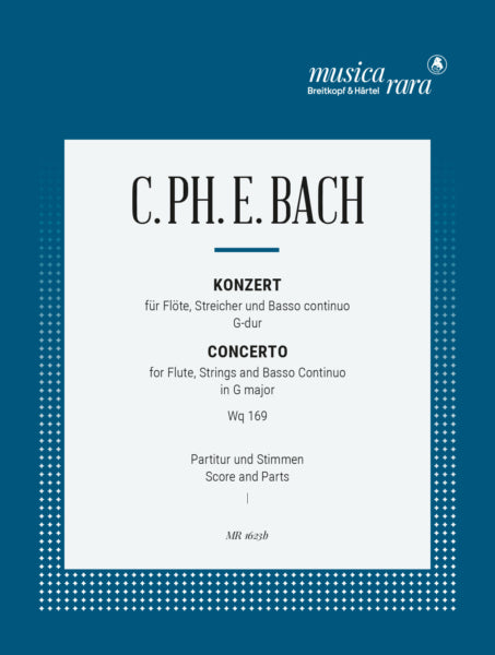 Bach, CPE - Concerto in G major Wq 169 - Piano/ flute